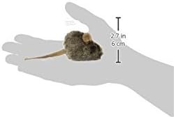 Interactive Cat Mouse Toys with Catnip & Squeak Sound, 2 Pack