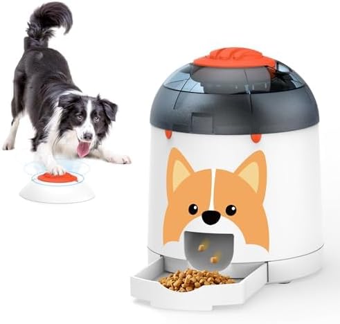 Interactive Dog Puzzle Feeder with Remote & Voice Recording