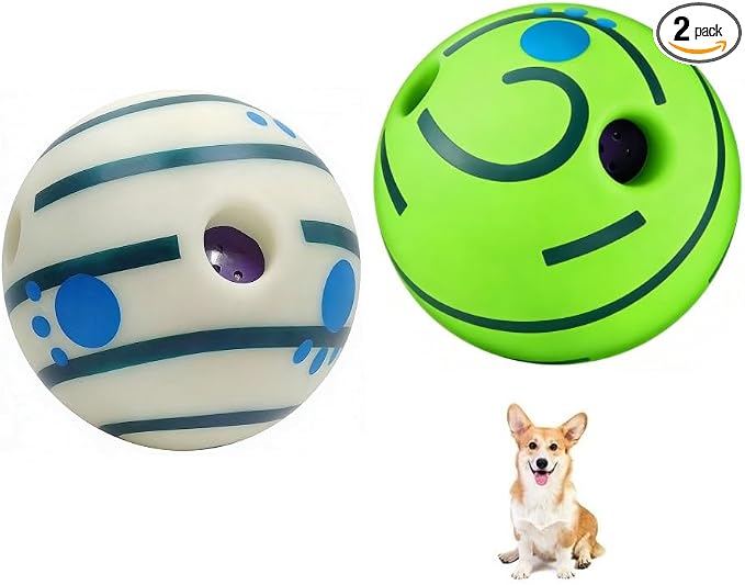 Wobble Giggle Ball Dog Toy – Glow-in-the-Dark, 2.75 Inch