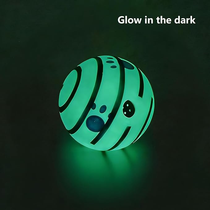 Wobble Giggle Ball Dog Toy – Glow-in-the-Dark, 2.75 Inch