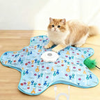 Rechargeable Automatic Cat Toy with Feather & 3 Play Modes