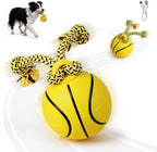 Rechargeable Interactive Dog Ball Toy with Rope – 3 Modes