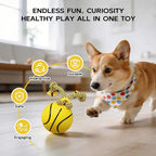 Rechargeable Interactive Dog Ball Toy with Rope – 3 Modes
