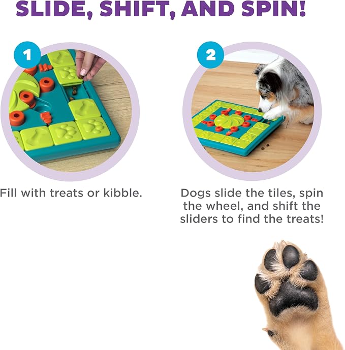 Expert Level 4 Dog Puzzle Toy & Treat Feeder