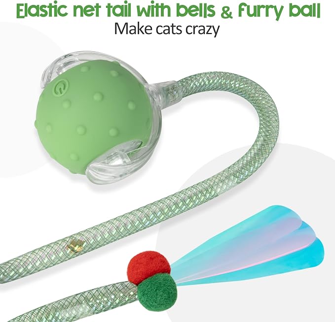 Automatic Moving Cat Toy Ball – Rechargeable Interactive Toy