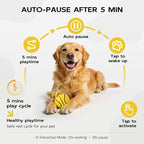 Rechargeable Interactive Dog Ball Toy with Rope – 3 Modes