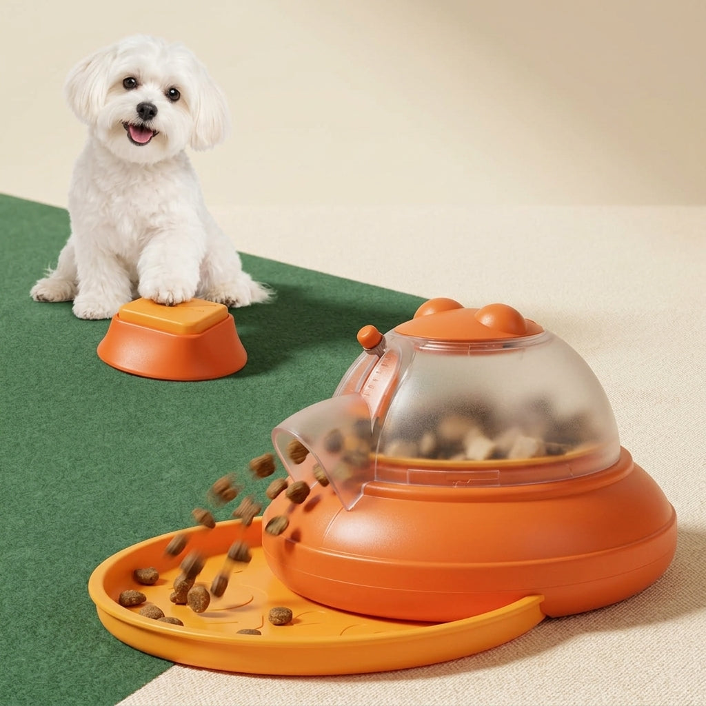 Interactive Dog Puzzle Feeder with Remote Control