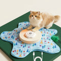 Rechargeable Automatic Cat Toy with Feather & 3 Play Modes